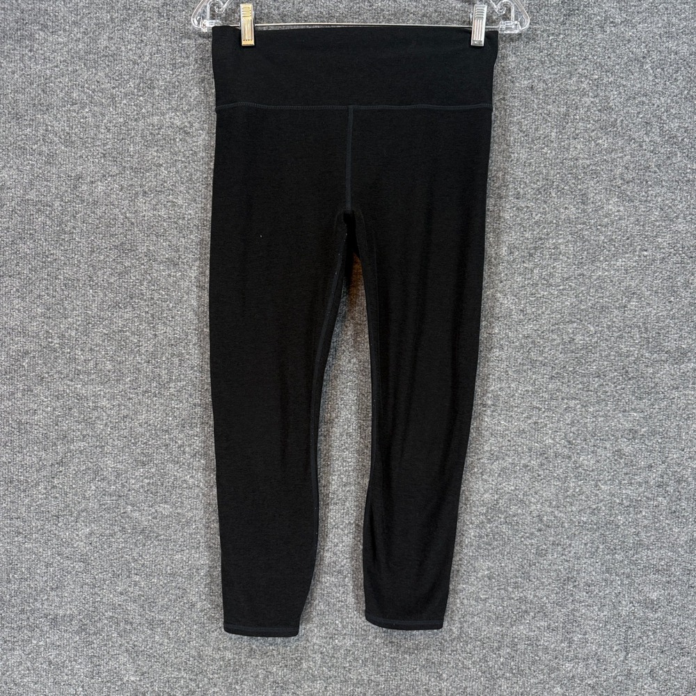 Vuori Leggings Womens Medium Black High Rise Back Zip Pocket Activewear Yoga